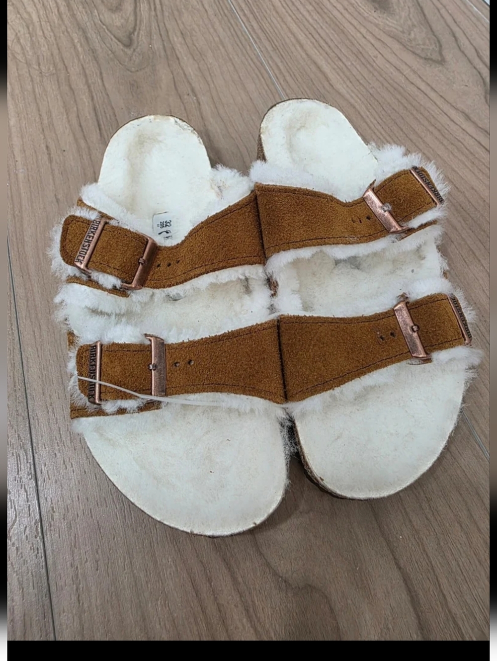 Birkenstock Arizona sherling size 32 / 1 youth